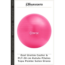Özel Üretim Cosfer & Plt-20 Cm Kutulu Pilates Topu Pembe Salon Ürünü