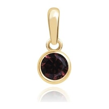 Diamond Line - Gülaylar - Sarı Altın 14 Ayar Trend Renkli Taşlı K Standart N11.23832