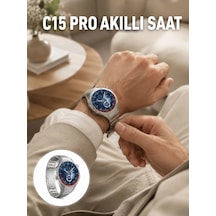 Akıllı Saat Aksesuarları Dayanıklı Kordonlu Şarjlı Akıllı Saat Yeni Nesil