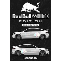 Red Bull Whıte Edıtıon Sticker - Yan Gövde Kaplama Seti Hologram - 864812525