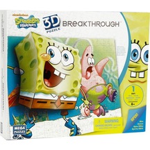 Mega Puzzle 110 Parça 3 Boyutlu Puzzle Breakthrough Sponge Bob 2