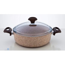 Creamy Granitec 26 Cm Kısa Granit Tencere Belirtilmemiş