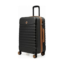 Louisiana Polo Orta Boy Valiz 4x2 Teker Siyah-taba 1168 Siyah - Taba