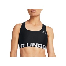Under Armour Ua Hg Authentics Mid Branded Kadın Spor Sütyeni-28043-siyah