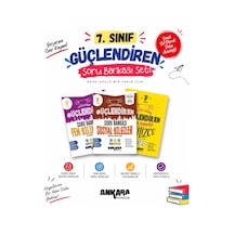 Ankara Yayıncılık 2027 7. Sınıf Fen Bilimleri + Sosyal Bilgiler + İngilizce Yeni Müfredat Bağlam Temelli Güçlendiren Soru Bankası Seti 3 Kitap