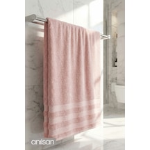 Vanilla Pudra Banyo Havlusu - 70x140 Cm, 345gr, %100pamuk, Spa Ve Otel Havlusu, Günlük Kullanıma Uygun Pudra