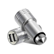 Araç Çakmaklık Şarjı 2 Giriş Usb