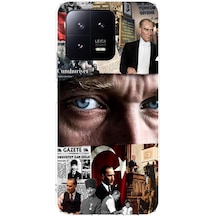 Xiaomi Mi 13 Uyumlu Atatürk İstiklal Panoraması Baskılı Silikon Kılıf Renkli