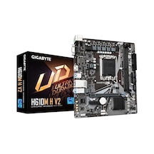 Gıgabyte H610m H V2 5600mhz Ddr5 Soket 1700 M.2 Usb 3.2 Hdmı D-sub Matx Anakart H610m H V2 Ddr5