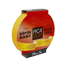 Picador Çift Taraflı Bant Köpük Rulo Askılı 25Mmx5M 4301