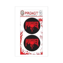 Punısher Tasarım Damla Logo Sticker 02 Diğer