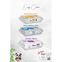 Orkide Bahçesi 100'lü Easy Clean, Kireç Ve Yağ Çözücü 30'lu Ve Rosie Hediye Diğer