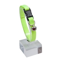 5 Adet Neon Sarı Zilli Ayarlanabilir Kedi Boyun Tasması 22-30 Cm-21507