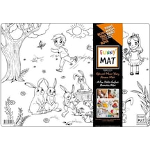 Akademi Çocuk Funny Mat Tavşanlar 33.5X48Cm