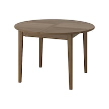 Ikea Kahverengi Modern Yemek Masası - Yuvarlak Yemek Masası