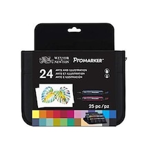 Winsor & Newton Promarker 24+1 Sanat ve Illüstrasyon Çantalı Set