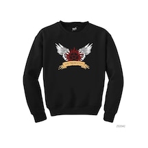 Supernatural Non Timebo Mala Siyah Sweatshirt