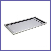 Bezos Dikdörtgen Krom Plakalık Araba Plaka Altlığı 30x16cm Nıda