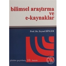 Bilimsel Araştırma ve E-Kaynaklar Zeynel Dinler