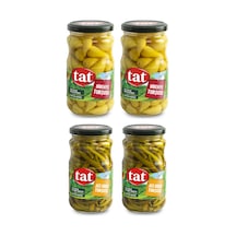 Tat Biberiye Ve Acı Biber Turşusu 330 Gr Cam 4 Lü Karma Paket
