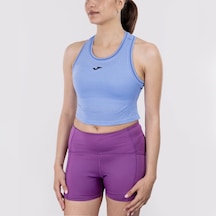 Joma 902607.715 Smash Kadın Kolsuz Crop Top - Mavi