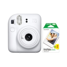 Fujifilm Instax Mini 12 Fotoğraf Makinesi + 20'li Mini Film Beyaz