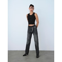 LOFT Straight Regular Fit Kadın Pantolon Lf2038093 Q1.v1 Denim