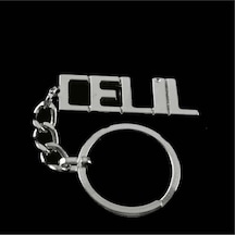 Ilkeshop Celil İsimli Anahtarlık- Çok Renkli