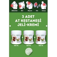 Celestıque At Kestanesi Jeli Kas ve Eklem Masaj Kremi 3 x 500 ML