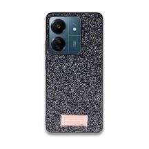 Onegif Xiaomi Redmi 13c Bright Simli Kapak - Siyah 0.2M-Çok Renkli