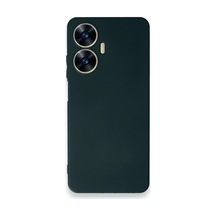 Realme C55 Kılıf First Silikon - Koyu Yeşil 0.2M-Çok Renkli
