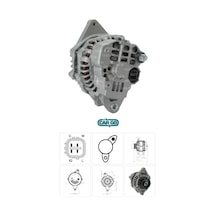 Honda Cıvıc Vıı Jazz 12v 80 Amper Alternator 1.4 23544 Waı01.0060 Denso Tıp
