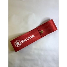 HBSİ KIRMIZI SKODA Tampon Çeki Ipi - Tampon Süsü - Tampon Dili