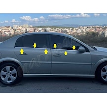 Markadan Opel vectra C Krom Cam Çıtası 2002-2009 4 Parça   Paslanma