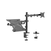 Brateck 17-32 İnç Uyumlu İki Kollu Monitör Laptop Kolu Ldt66-c024ml
