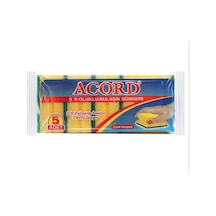 Acord Oluklu Bulaşık Süngeri 3 x 5'li Paket
