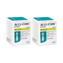 Accu Chek İnstant Ölçüm Stribi 2 Kutu - 100 Adet Eker Ölçüm Çubu