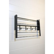 Duvara Monte Çamaşır Askılığı - Katlanır - 45x22 Cm Çok Renkli