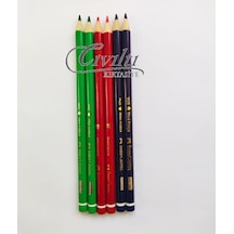 Başlık Kalemi 6'lı Set Mavi-kırmızı-yeşil
