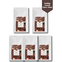 5x200gr Chocolate Aromalı Kahve Paketi Kağıt Filtre