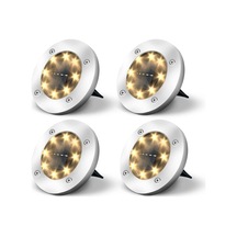 Ayrex Jsdoin Solar Lights Dış Mekan Bahçe Tavan Lambası, Güneş Enerjisiyle Çalışan 8 Led, Peyzaj, Yürüme Yolu