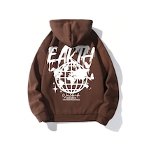 Altamira Unisex Earth Baskılı Kapüşonlu Sweatshirt 001