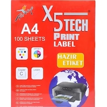 X5tech Hazır Etiket 210 x 148,5 MM 100'lü
