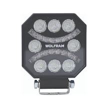 Led Çalışma Lambası Emojili 8 Led Beyaz + Kırmızı Spot Fonksiyonlu 10/30v E-belgeli 45w