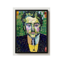 Modern Sanat Delaunay Jean Metzinger Portresi Çerçevesiz Poster 21x30 Cm A4 Tablo Modern Sanat