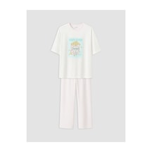 Lcw Young Pembe Bisiklet Yaka Kadın Pijama Takımı
