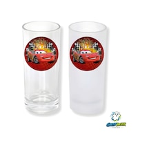 Cars Mcqueen Buzlu / Buzsuz Seçenekli Rakı Bardağı 1 Adet Şık Sunum Bardağı 0249