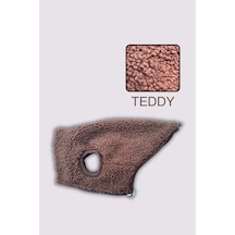 Köpek Kıyafeti - Fermuarlı Teddy Köpek Ceketi