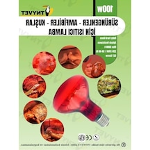 Kızılötesi Isıtıcı Lambalar, 100 Watt İle Sürüngenler İçin