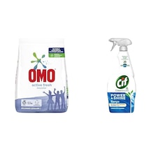 Active Fresh 5,5 Kg 1 Cif Power Shine Cleanboost Sprey Temizleyici Banyo İçin Temizleyici Ve Kireç Çözücü 750 Ml 2 1000'li Set